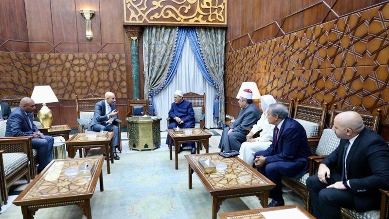 الإمام الأكبر يستقبل
