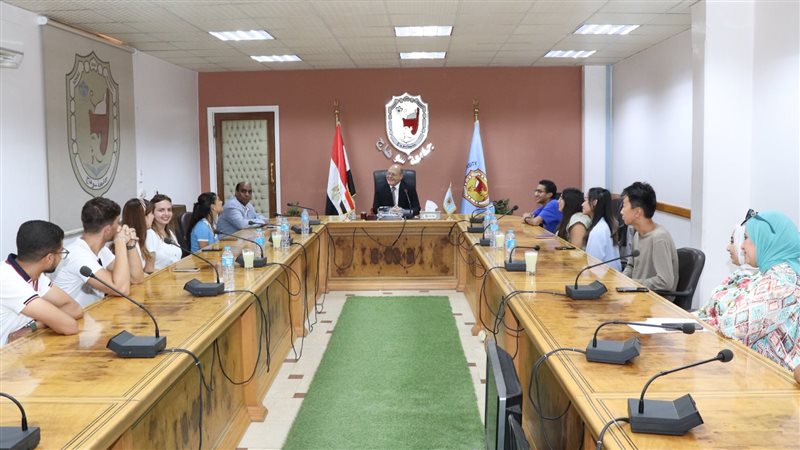 تكريم طلاب الطب الأجانب