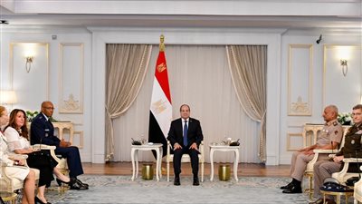 نشاط الرئيس اليوم، السيسي يستقبل رئيس هيئة الأركان الأمريكية ويجتمع مع وزير العدل (فيديو)