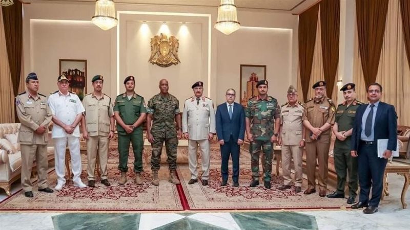 حفتر والوفد الأمريكي،