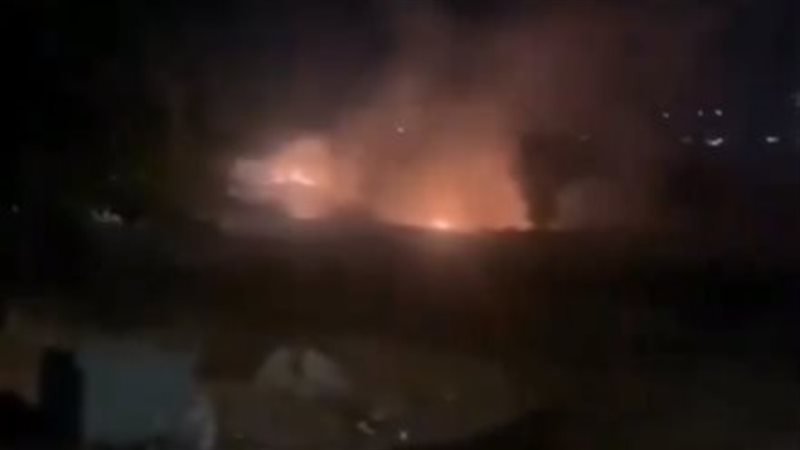 استهداف شاحنة صواريخ،