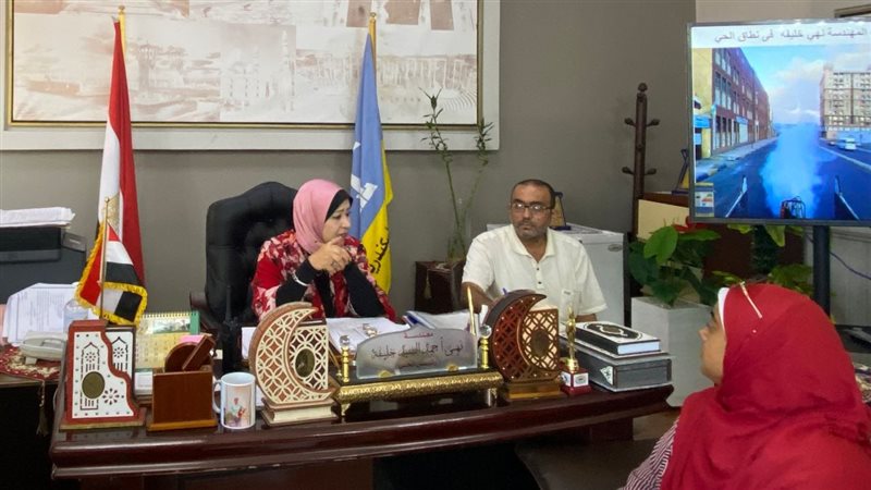 رئيس حي غرب الإسكندرية،