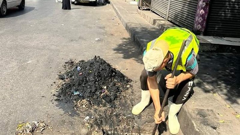 تطهير مصارف الأمطار