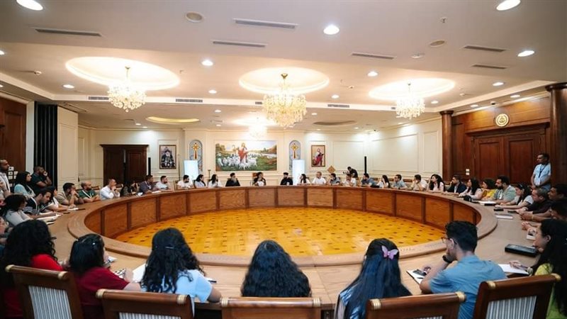 البابا تواضروس خلال