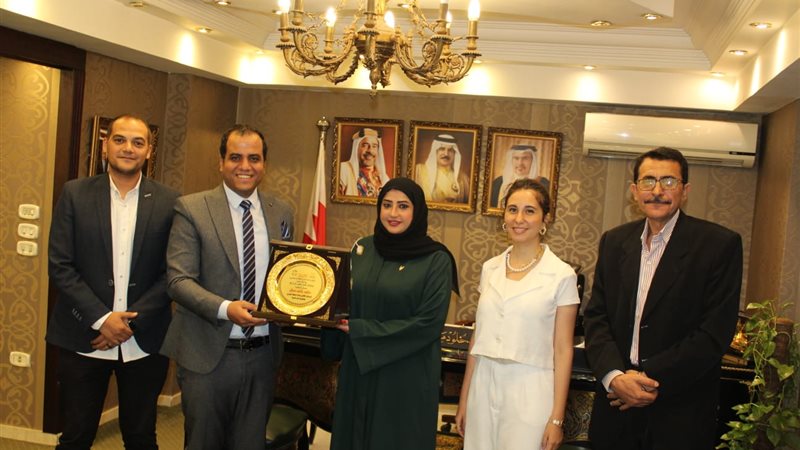 وفد جامعة حلوان 