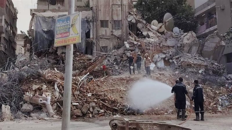 حريق شقة بأرض الجولف