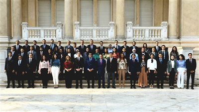 وزير الرياضة يلتقي الدفعة الجديدة من الملحقين الدبلوماسيين 