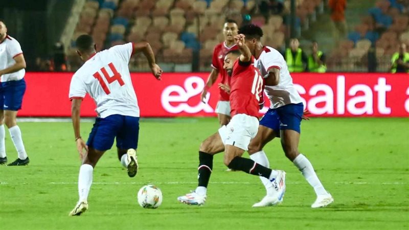 مباراة مصر والرأس
