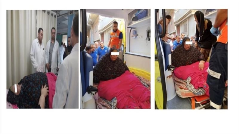 نقل مسنة للعلاج بالقاهرة،