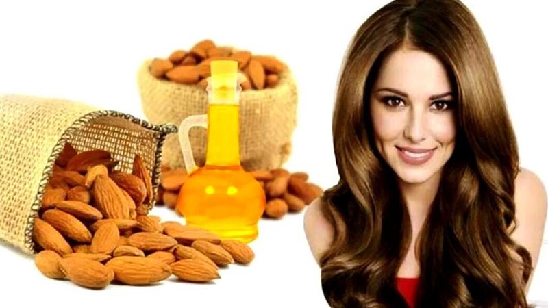 زيت اللوز للشعر