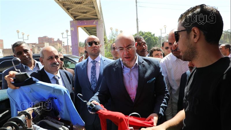 محافظ بني سويف يتفقد