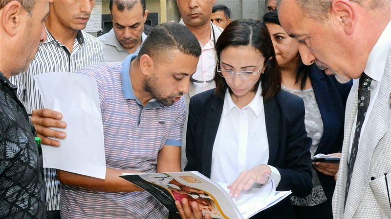 محافظ البحيرة تتفقد