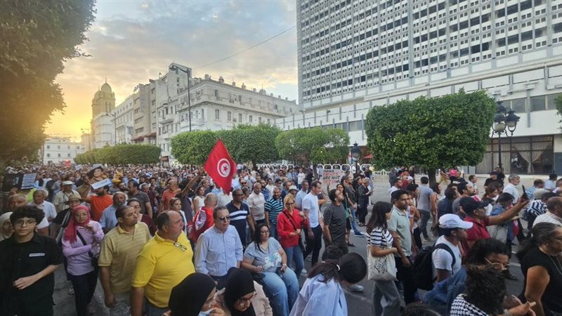 الاحتجاجات التونيسية