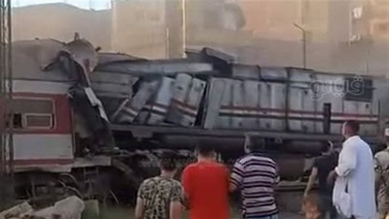 حادث تصادم قطارين