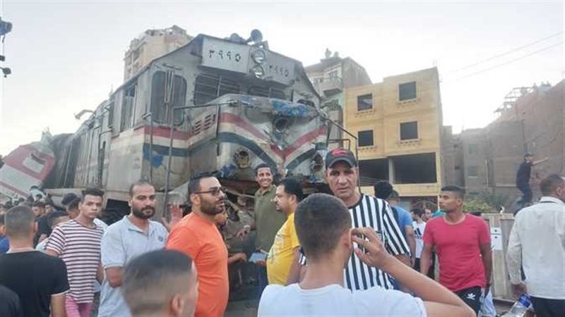حادث تصادم قطاري