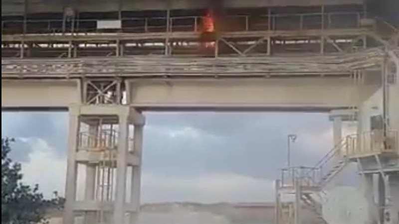 لحظة إطلاق صاروخ
