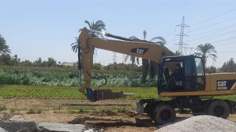 حملة إزالة بأسيوط،