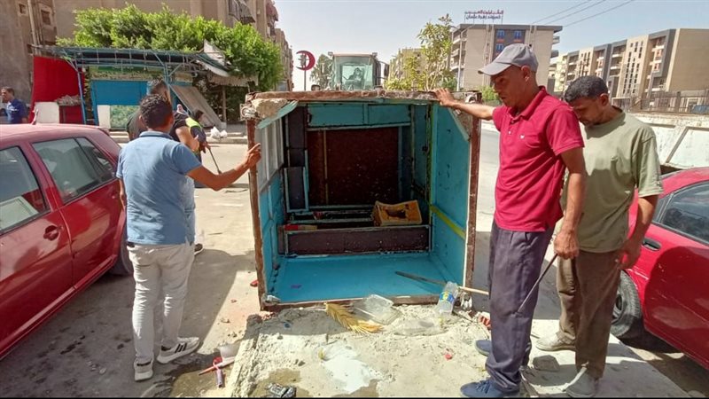 حملة لإزالة الأكشاك