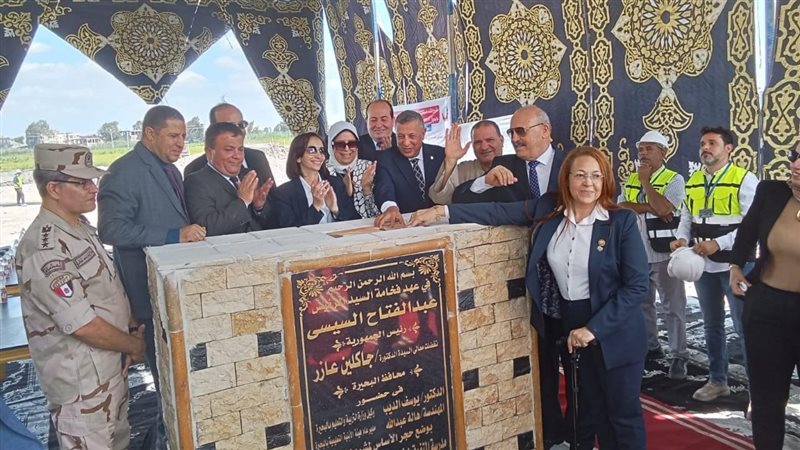 وضع حجر الأساس لمدرسة