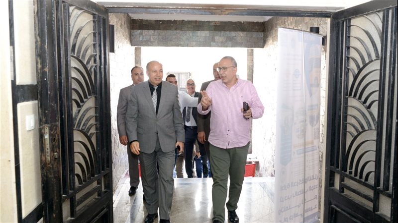 جولة رئيس جامعة المنصورة