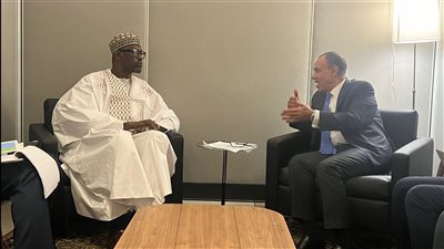 وزير الخارجية يبحث مع نظيره المالي الجهود المصرية لتعزيز الاستقرار بمنطقة الساحل