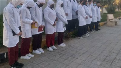 تجمع مبالغ من الأهالي، مدارس تمريض تحت بير السلم بالقليوبية