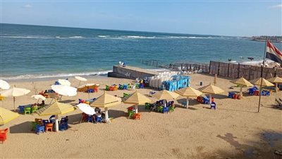 لليوم الثالث، رفع الرايات الحمراء على شواطئ العجمى وغرب الإسكندرية