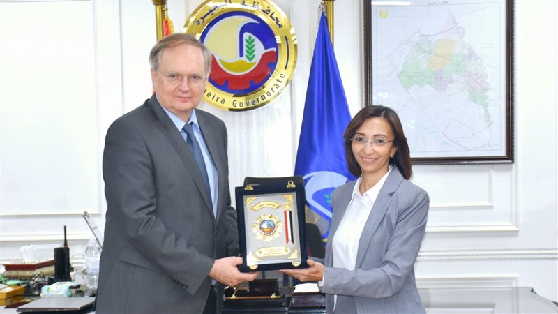 جانب من الزيارة بالبحيرة