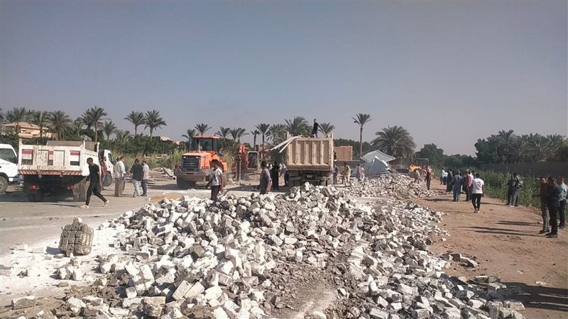 محافظة الجيزة تزيل
