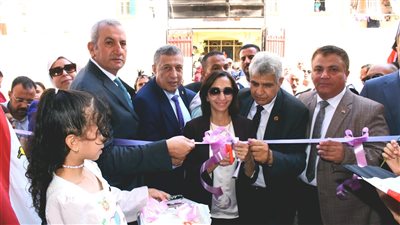 محافظ البحيرة تفتتح مدرسة للمرحلة الإعدادية بحوش عيسى