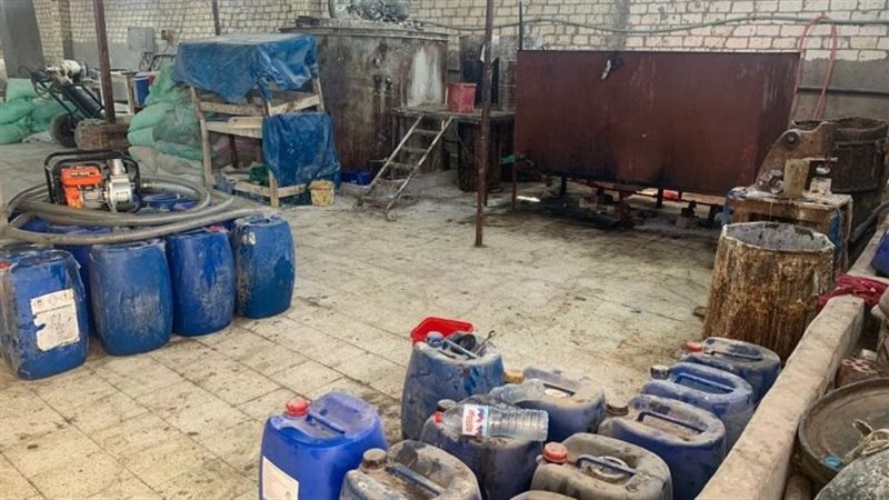ضبط مصنع بدون ترخيص