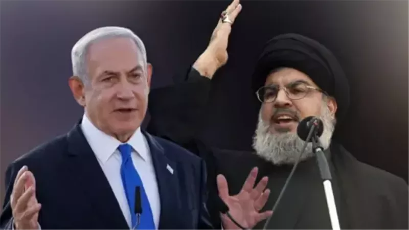 حسن نصر الله ونتنياهو،فيتو