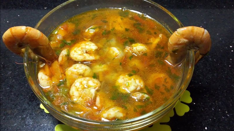 شوربة الجمبري 
