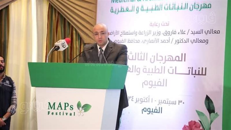 محافظ بني سويف بمهرجان