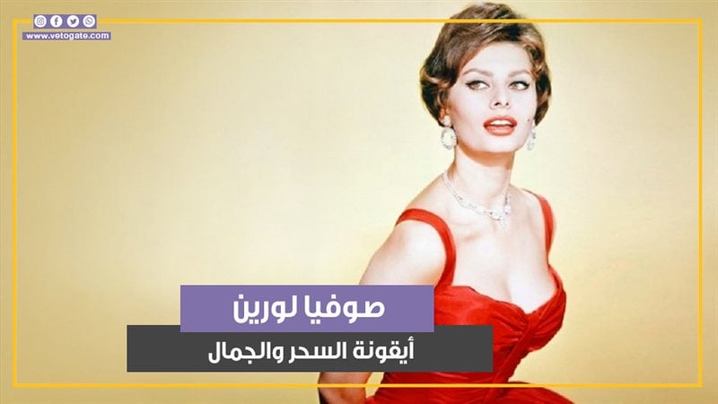 صوفيا لورين.. 90 عاما من من السحر والجمال (فيديوجراف) - التقرير