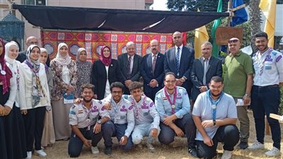 استمرار احتفالات طب بيطري بنها بالطلاب الجدد 