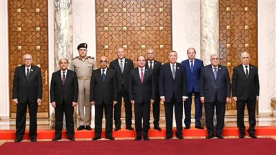 تفاصيل لقاء السيسي وأعضاء المجلس الأعلى للجهات والهيئات القضائية (صور)