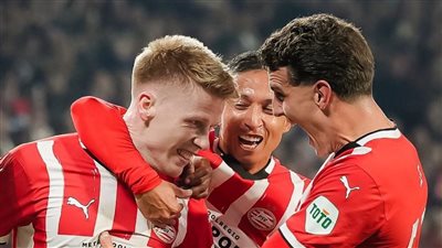 دوري أبطال أوروبا، إيندهوفن يضرب النجم الأحمر بثلاثية في الشوط الأول 