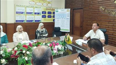 اجتماع رؤساء القرى بميت غمر في الدقهلية لمناقشة ملف التصالح (صور)