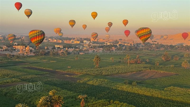 لأول مرة، إقلاع 70 رحلة من مطار البالون الطائر في الأقصر - التقرير