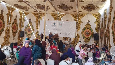 جامعة بنها تنظم قافلة طبية بقرية كوم أشفين بقليوب