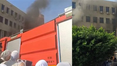 تمريض الإسكندرية تكشف خسائر حريق الكلية 