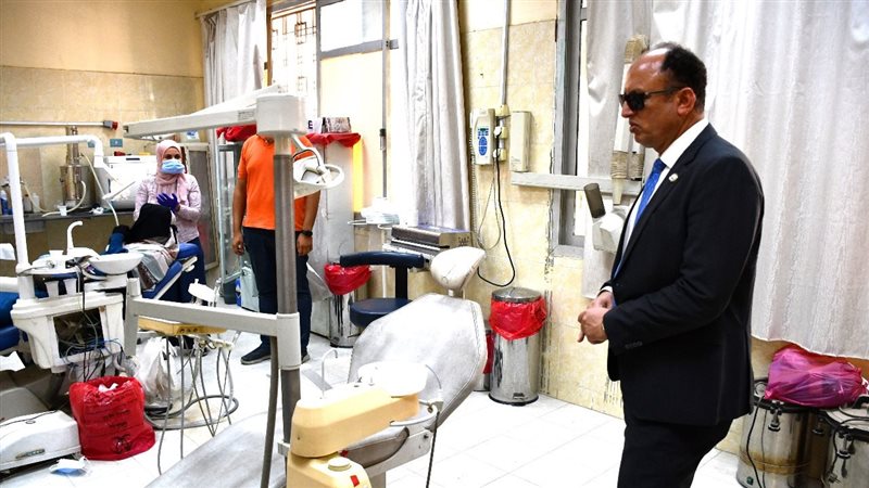 جولة رئيس جامعة حلوان،