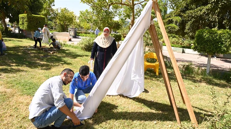 معسكر كشفي بجامعة