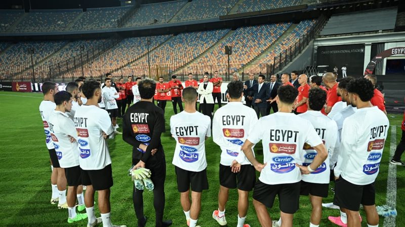 منتخب مصر يستعد لموريتانيا،