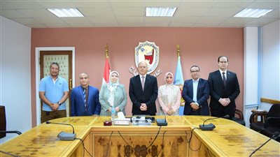 رئيس جامعة سوهاج يستقبل أعضاء هيئة التدريس الجدد بكلية التربية النوعية
