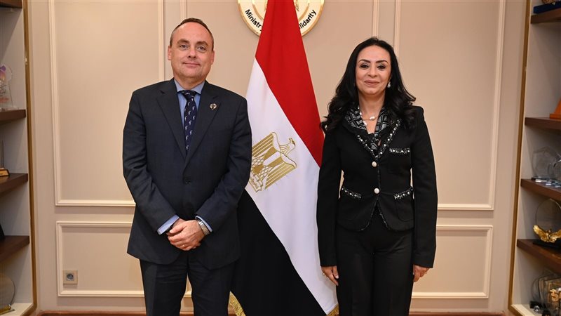 مايا مرسي وزيرة التضامن