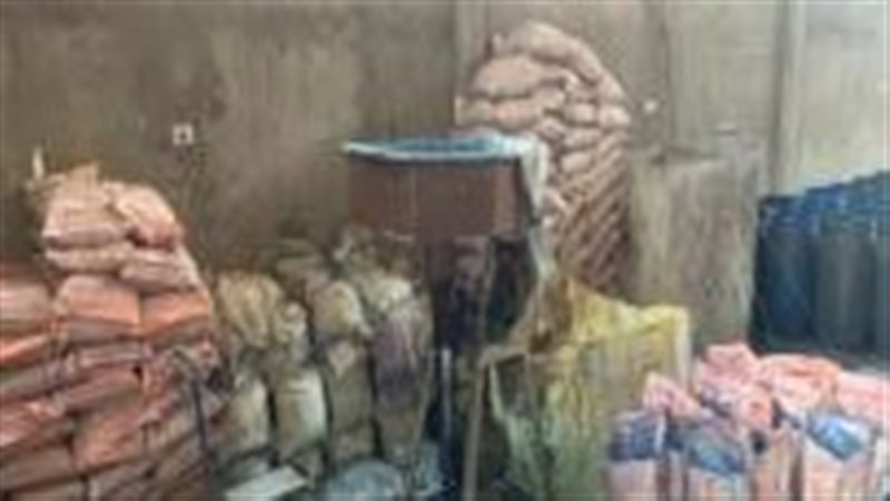 ضبط مصنع عشوائى بدون