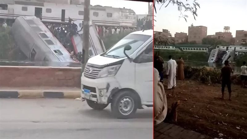 تصادم قطارين في المنيا،فيتو
