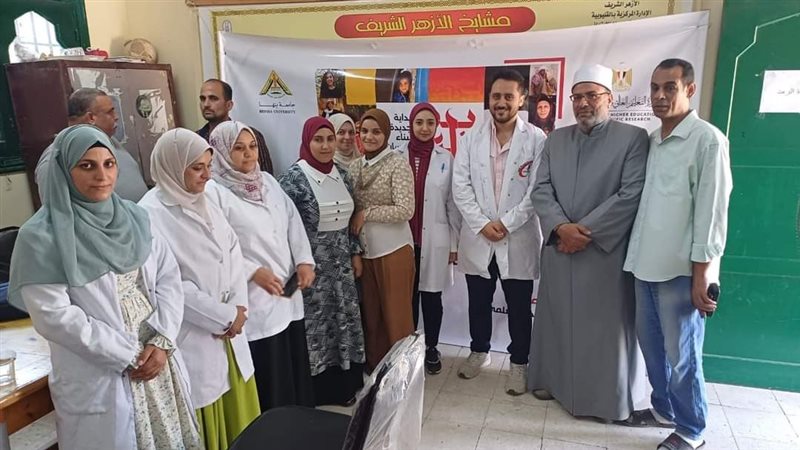 جامعة بنها تنظم قافلة